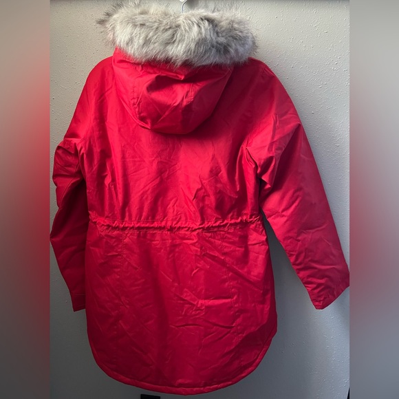 New Columbia Women's Suttle Mountain Mid Jacket Size Medium in Red - Picture 3 of 8